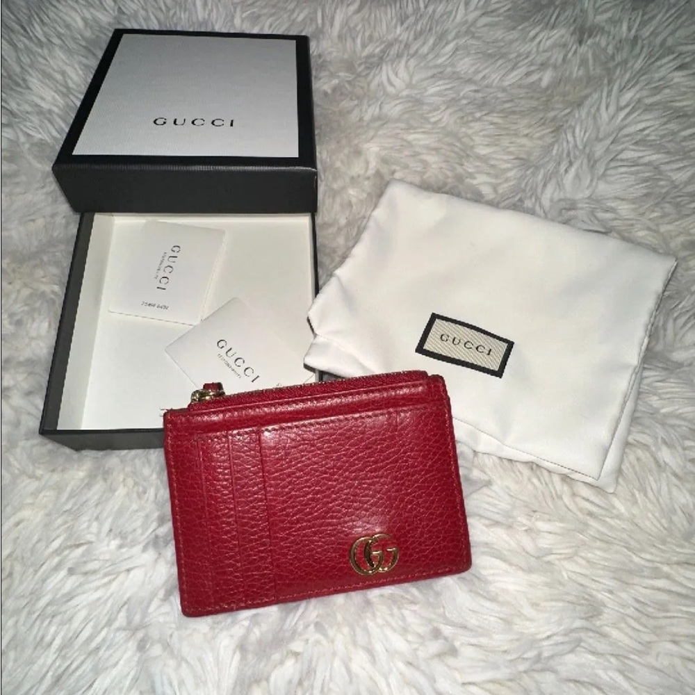 Gucci Red cardholder